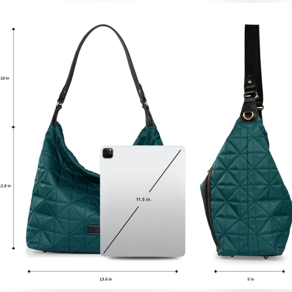 Wrangler Quilted Hobo Purse/Handbag for Women Shoulder Crossbody Bags NWOT - Picture 5 of 7